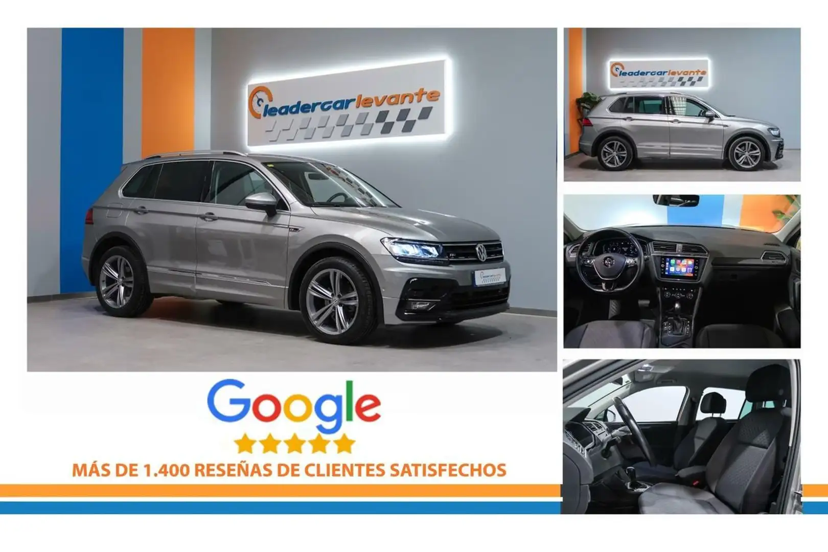 Volkswagen Tiguan 2.0TDI R-Line DSG 110kW Plateado - 2
