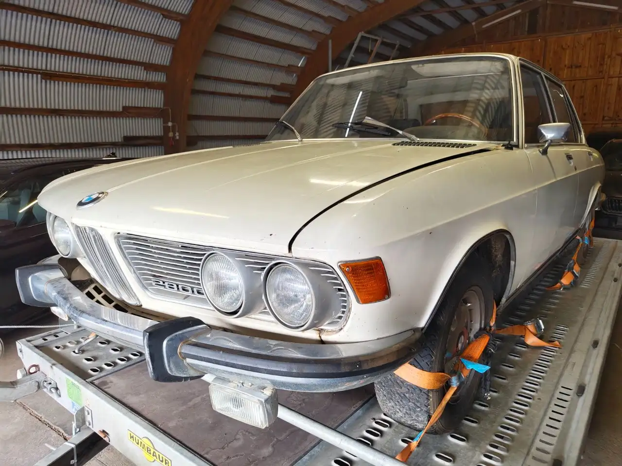 BMW E3 2800 37624 KM Handschalter Scheunenfund, foto 2