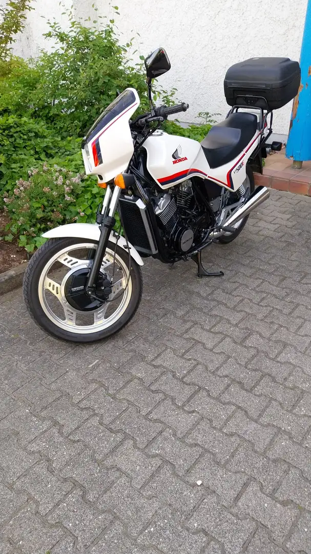 Honda VT 500 Blanc - 1
