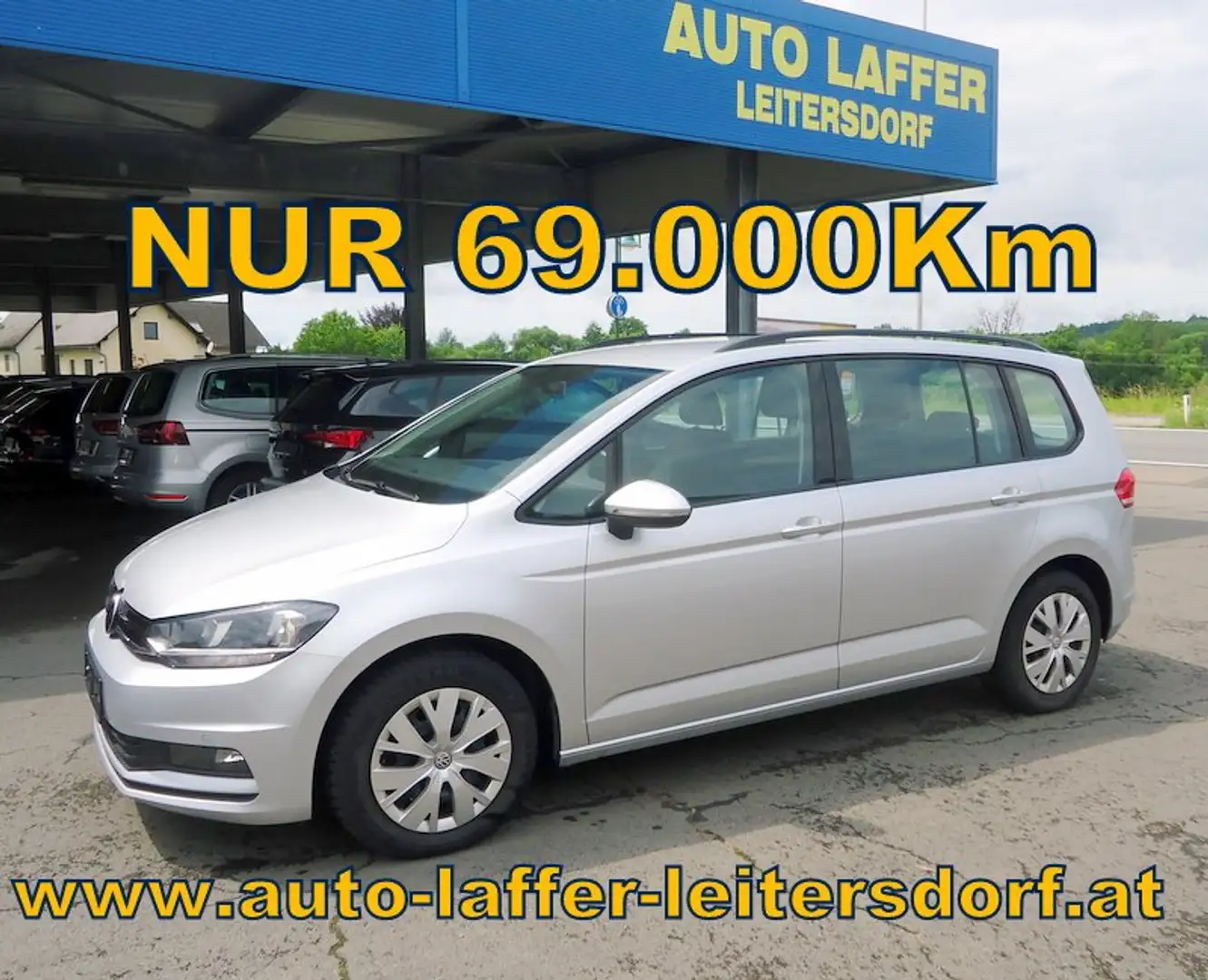 Volkswagen Touran 2,0 TDI**Nur 69.000 Km**Klima**1.Bes. Silber - 1