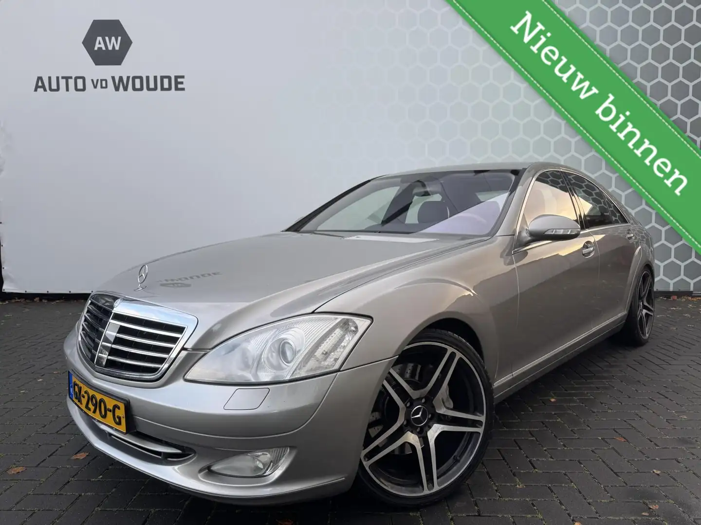 Mercedes-Benz S 500 Distronic 20 inch AMG Zwart Leer Xenon Grigio - 1
