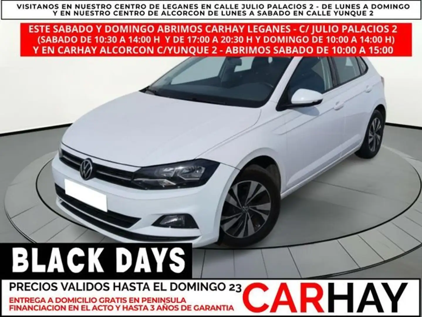 Volkswagen Polo 1.6TDI Advance 70kW Blanc - 1
