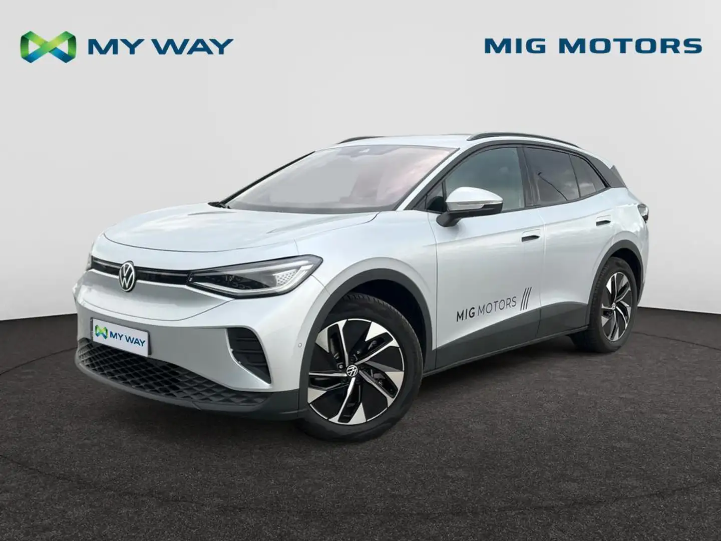 Volkswagen ID.4 Pro Business 77kwh (286 pk) /// Achteruitrijcamera /// Elektrische Koffer /// Zetel & Stuurverwarming /// Grijs - 1