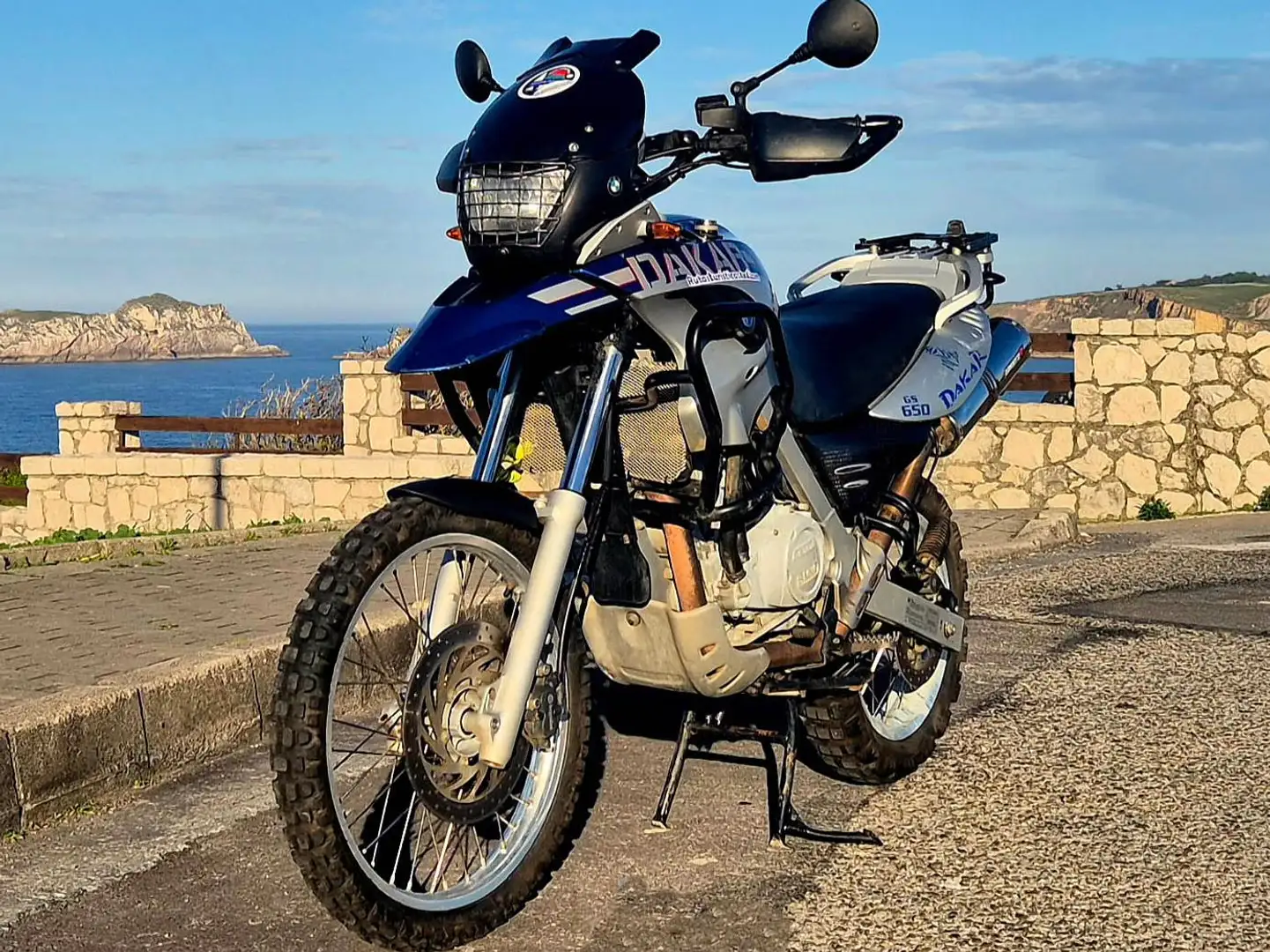 BMW F 650 GS Dakar Dakar motor Rotax Azul - 1