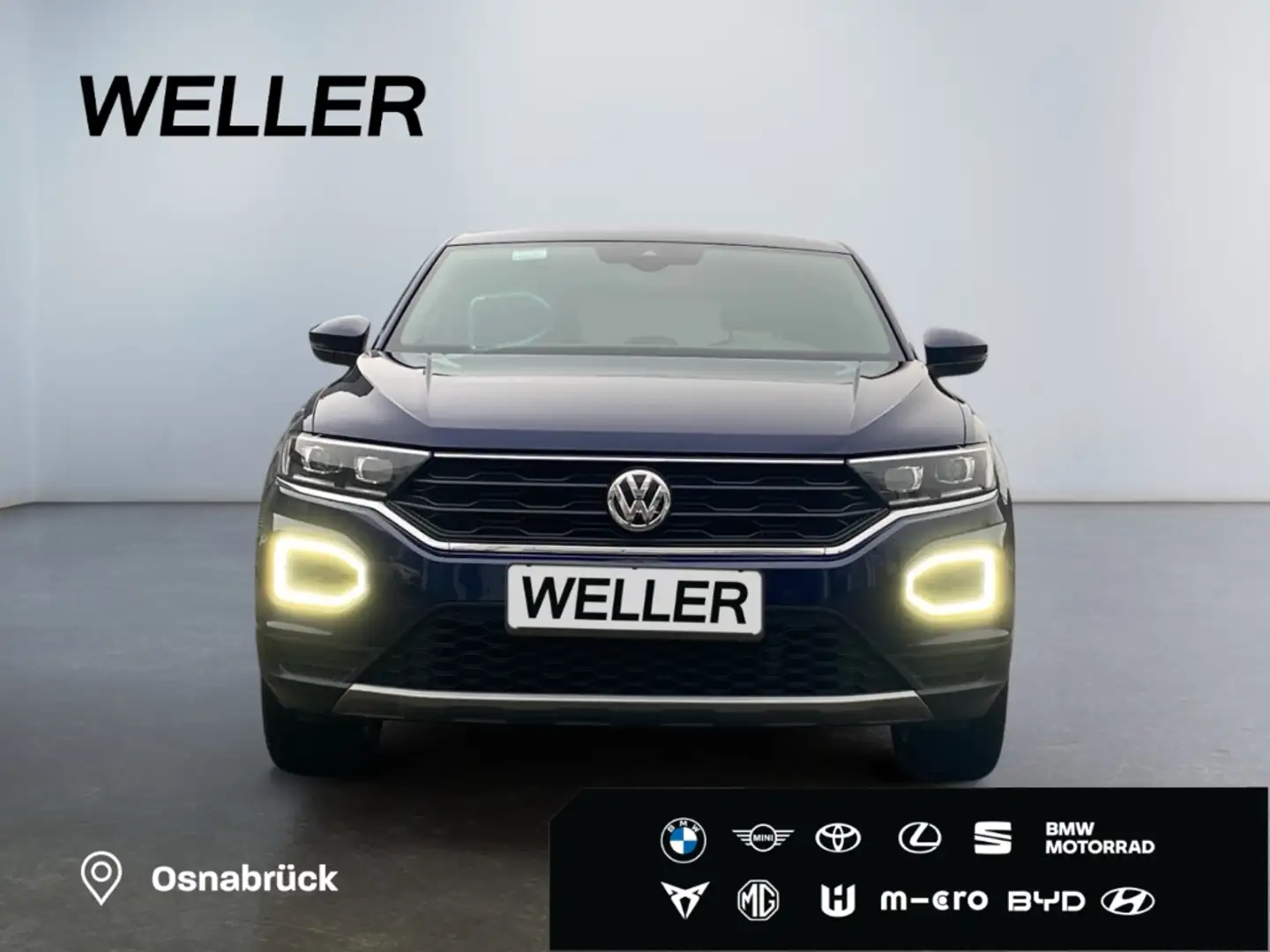 Volkswagen T-Roc 2.0 TDI DSG Sport *LED*StHz*el Heck*SHZ*CAM* Blau - 2