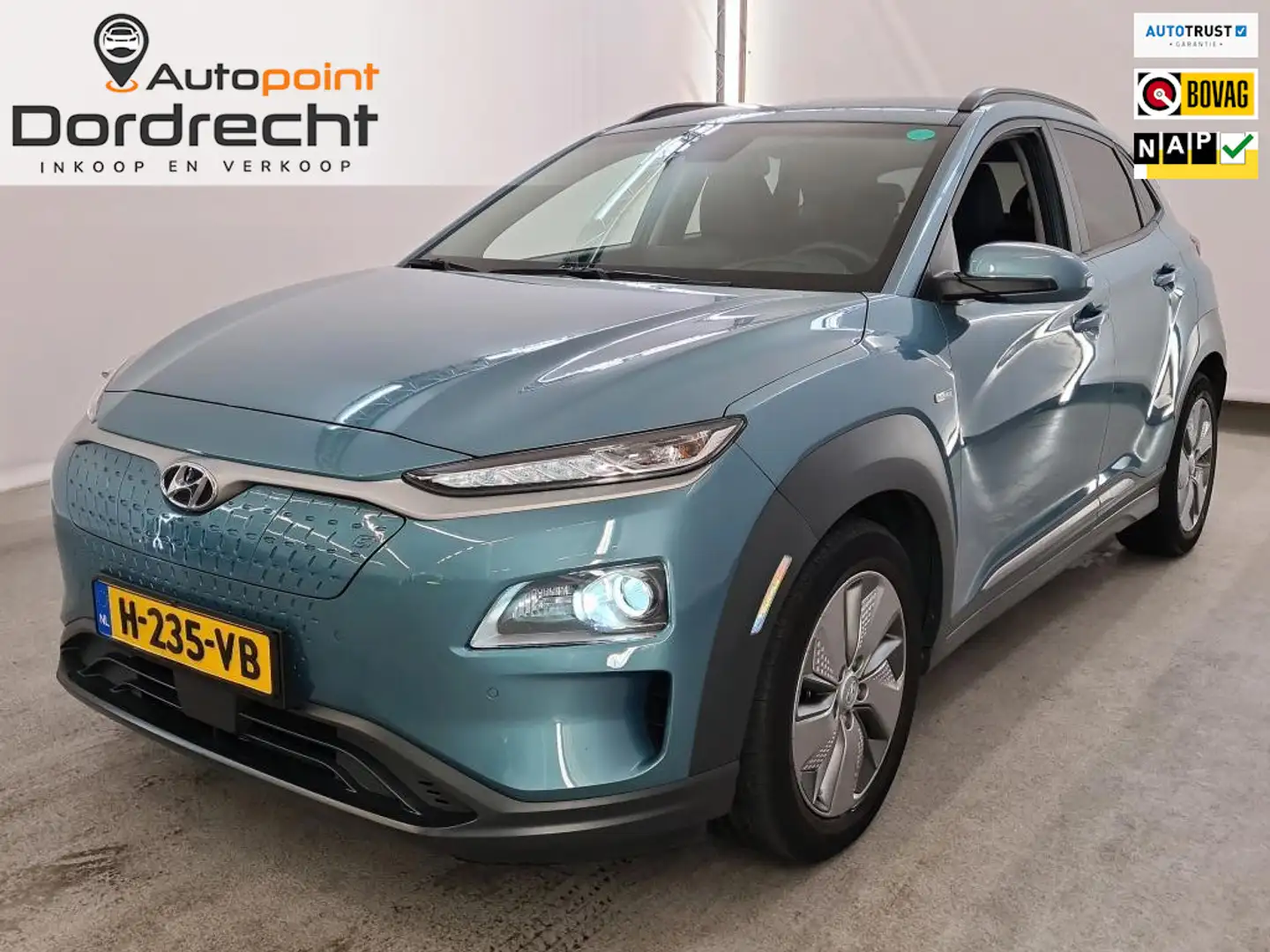 Hyundai KONA EV Premium 64 kWh FASE 3 KM 40913 SOH 100% Blauw - 1