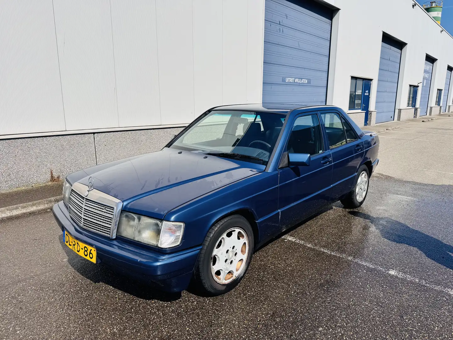 Mercedes-Benz 190 190E 1.8 opendak, 5 gang, 1 ste eigenaar Blauw - 1