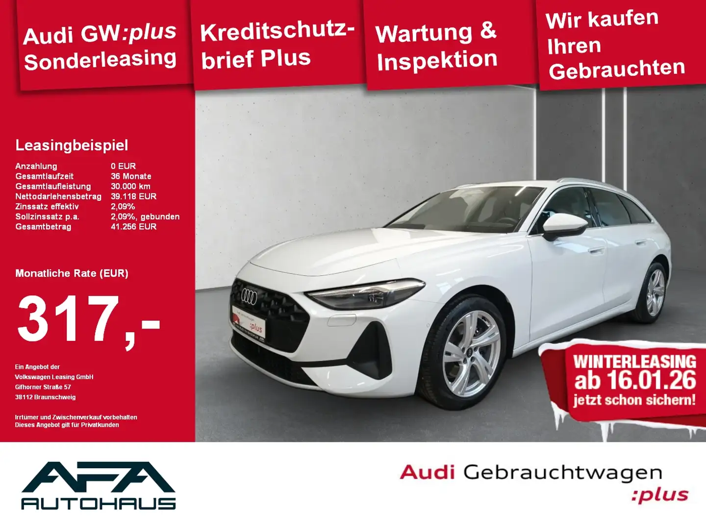 Audi A5 Avant TFSI S tronic LED*Navi*S-Sitze*Leder*ACC Weiß - 1