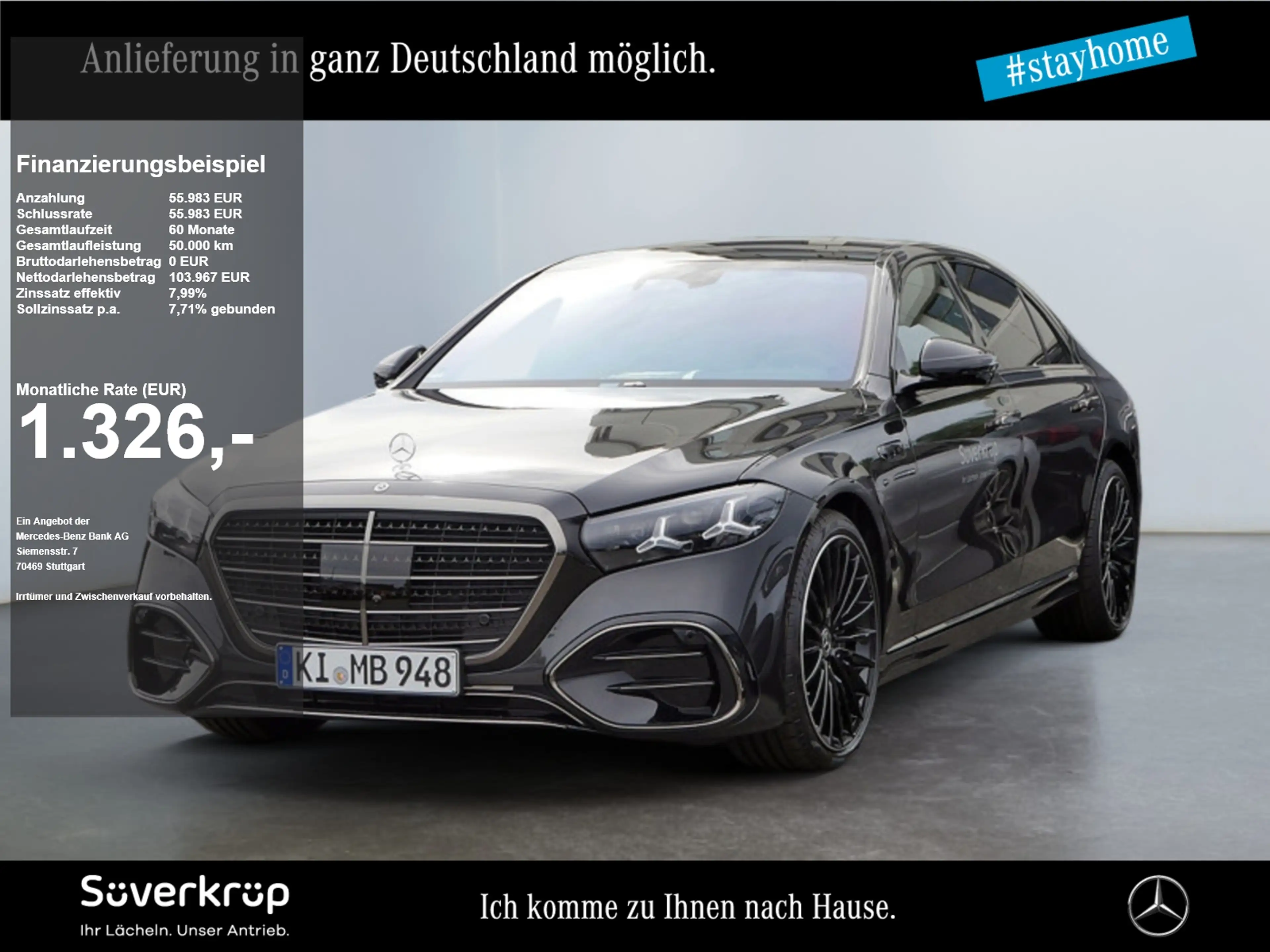 Mercedes-Benz S 500 4MATIC Limousine Langversion AMG BURM MEMO