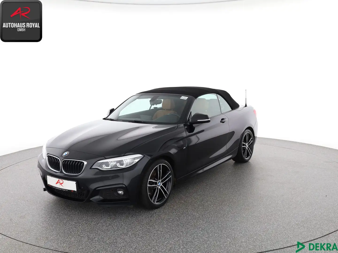BMW 220 220 d Cabrio M SPORT CARPLAY,NAVIPROF,HIFI,18Z Schwarz - 2
