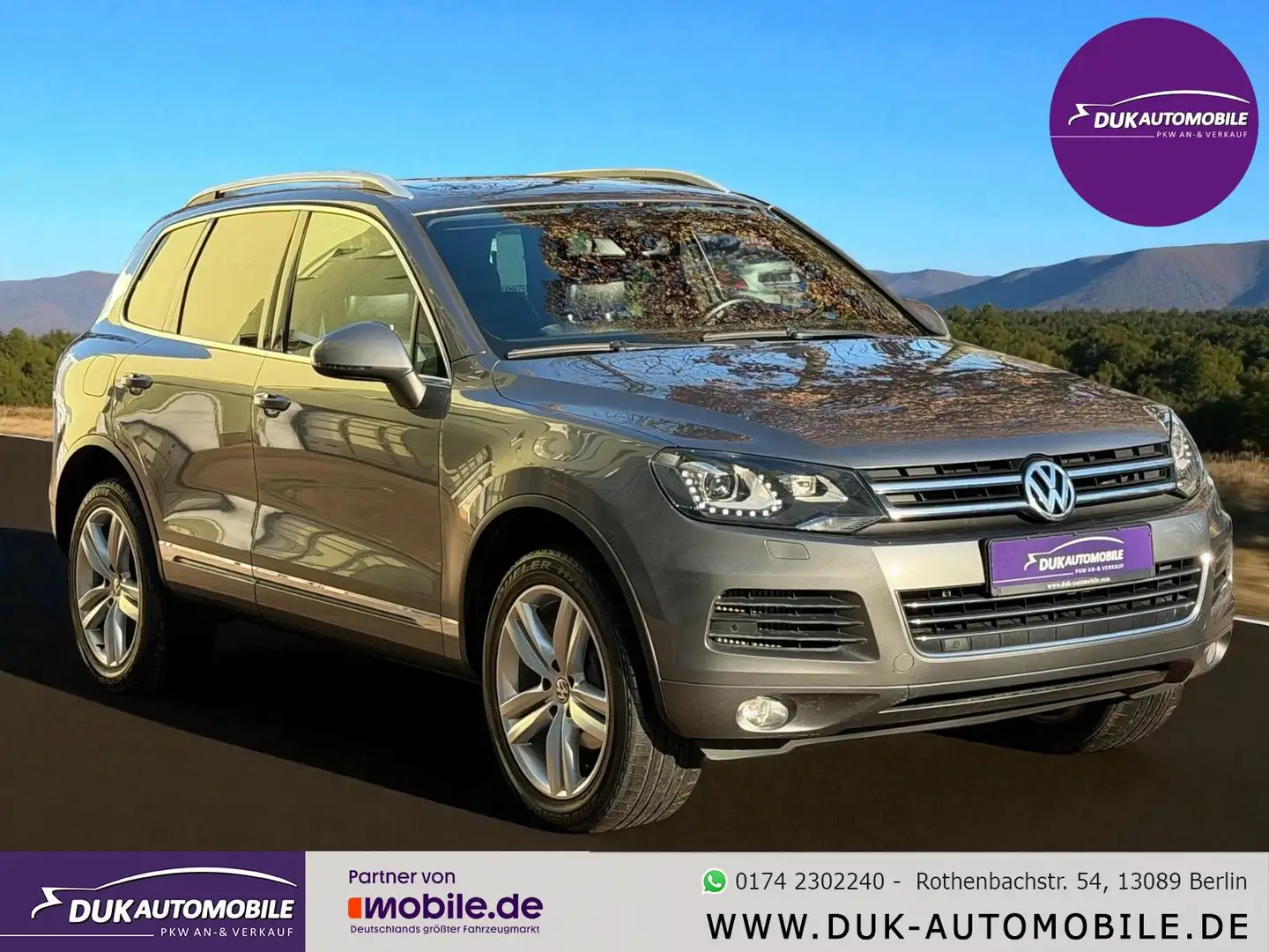 Volkswagen Touareg V6 TDI BMT *Standheizung* Grijs - 1