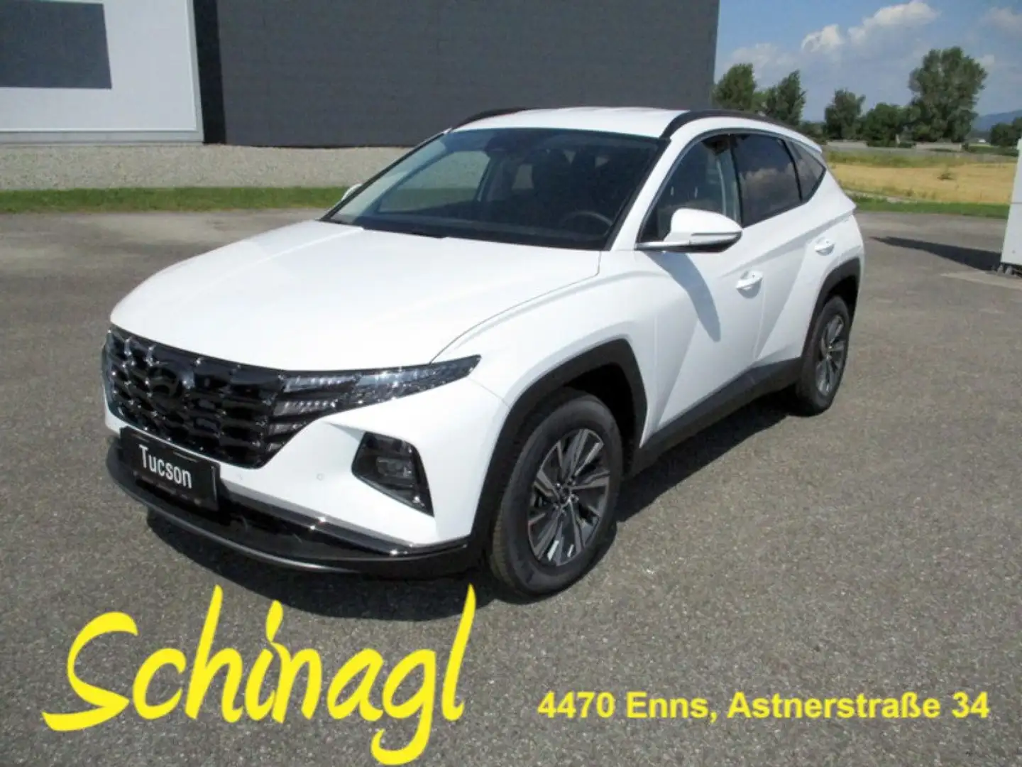 Hyundai TUCSON NX4 Trend Line 1,6 T-GDi HEV 4WD AT t1ht1-P Weiß - 1