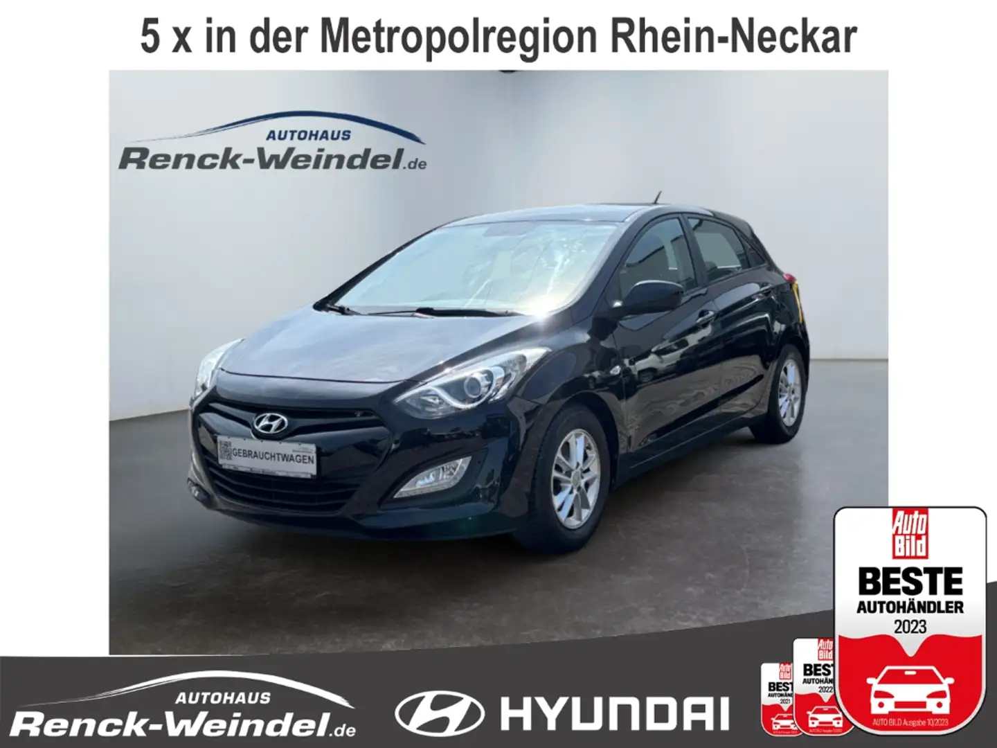Hyundai i30 FIFA World Cup Edition 1.4 SHZ Alarm PDC Berganfah Zwart - 1