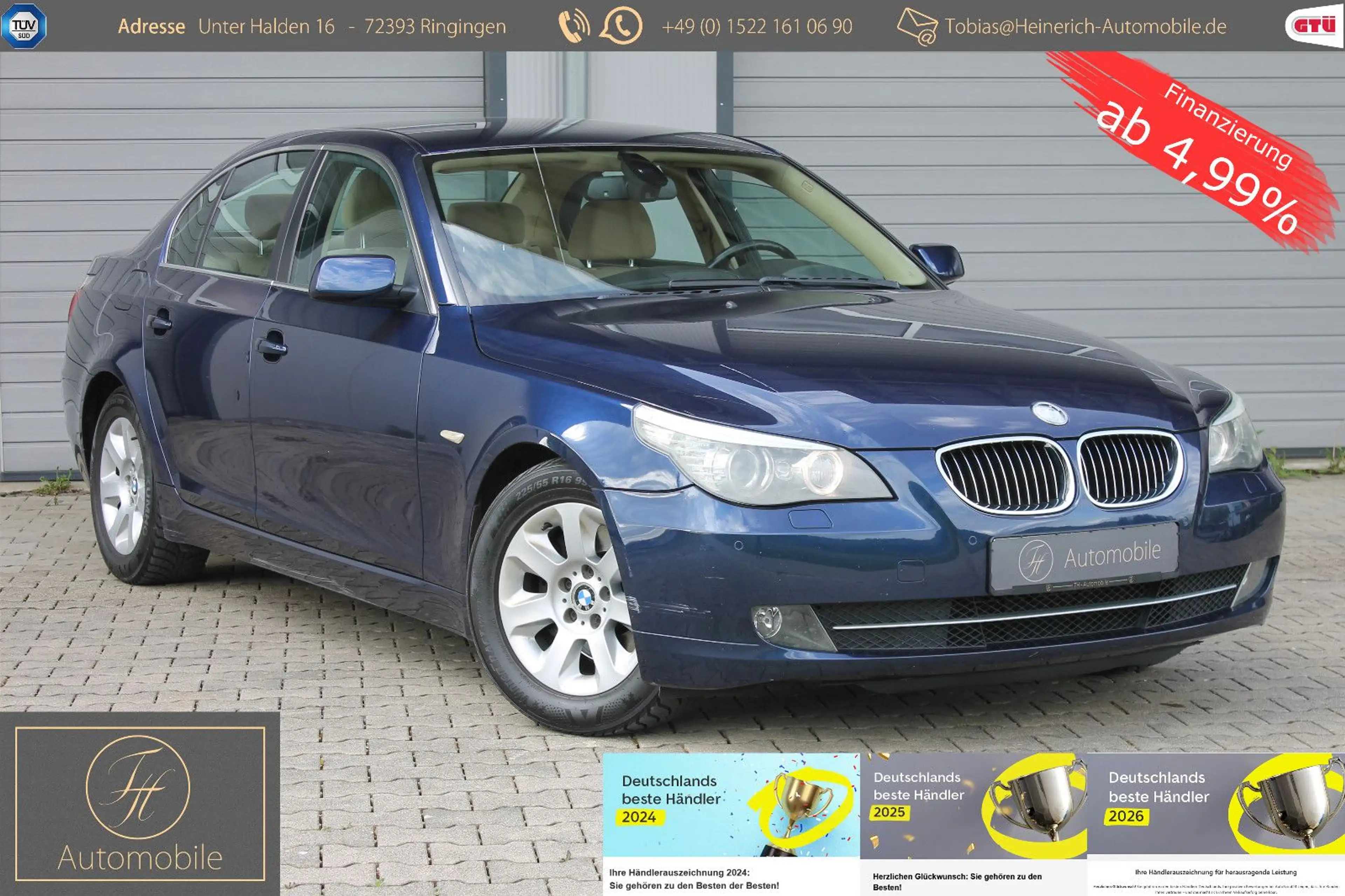 BMW 523 Limo 523i*Navi*M-Lenkrad*Xenon*3.Hand*Scheckheft