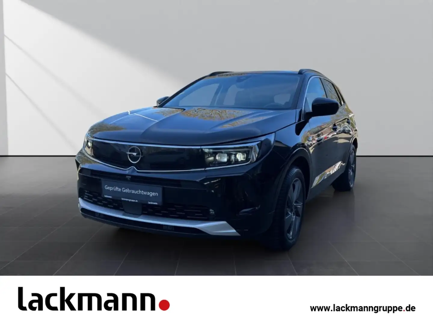 Opel Grandland 1.6 Hyb. Elegance *Navi*Leder*360°*AHK* Schwarz - 1