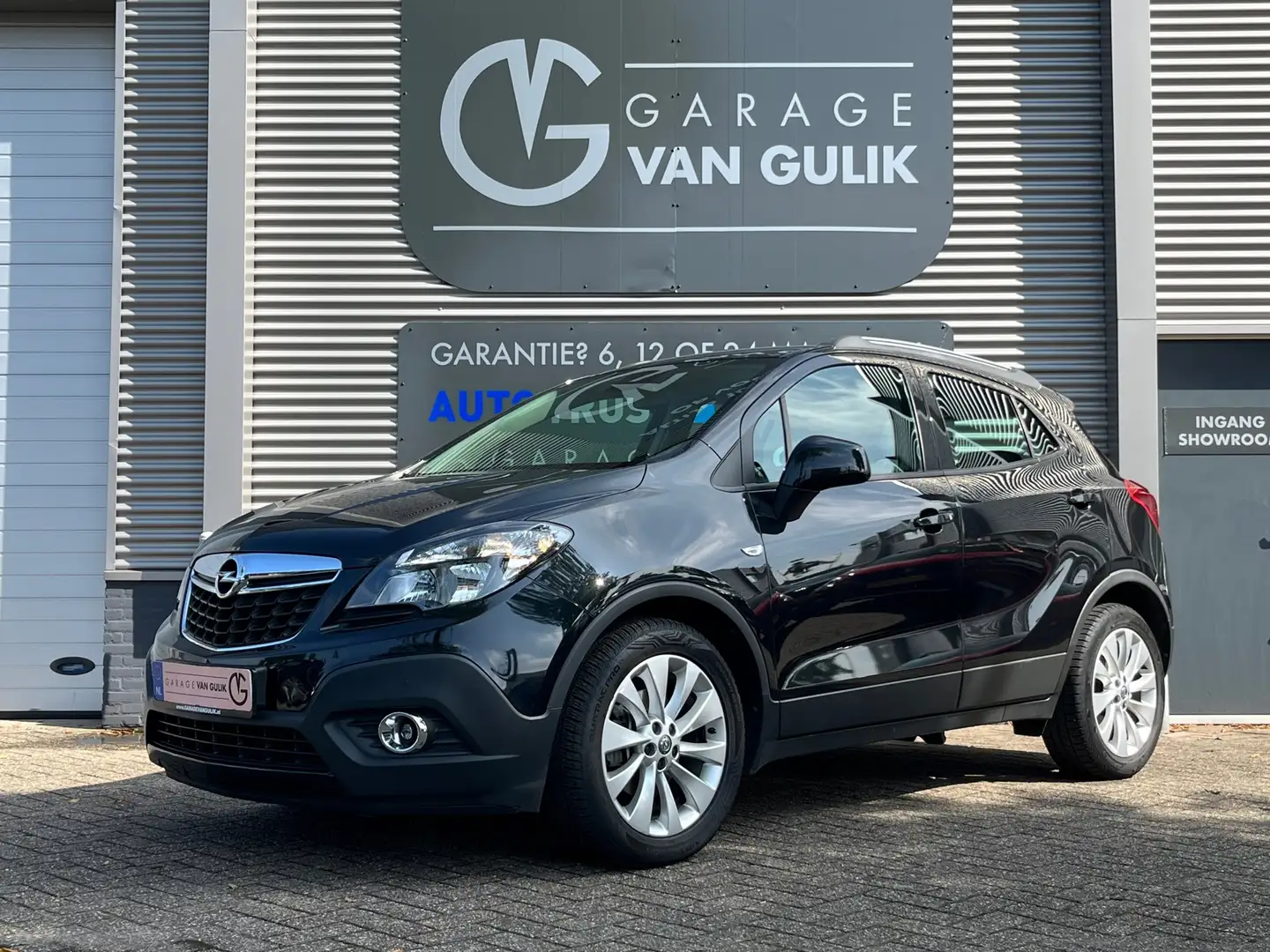 Opel Mokka 1.4 140PK Clima,Cruise,Isofix,Stoel+StuurVerw,Elek Schwarz - 1