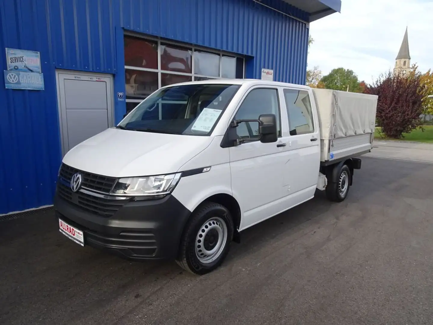 Volkswagen T6.1 Transporter Doka/Pritsche LR 4-MOTION Weiß - 1