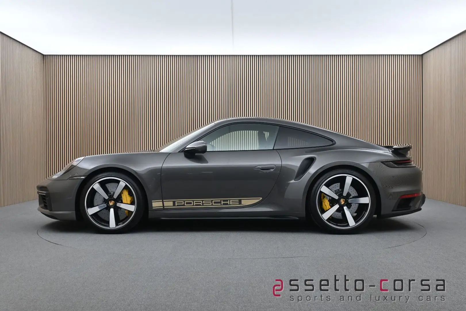 Porsche 992 911 (992.1) Turbo S *Lift*PDLS+*PASM*Bose Gris - 1