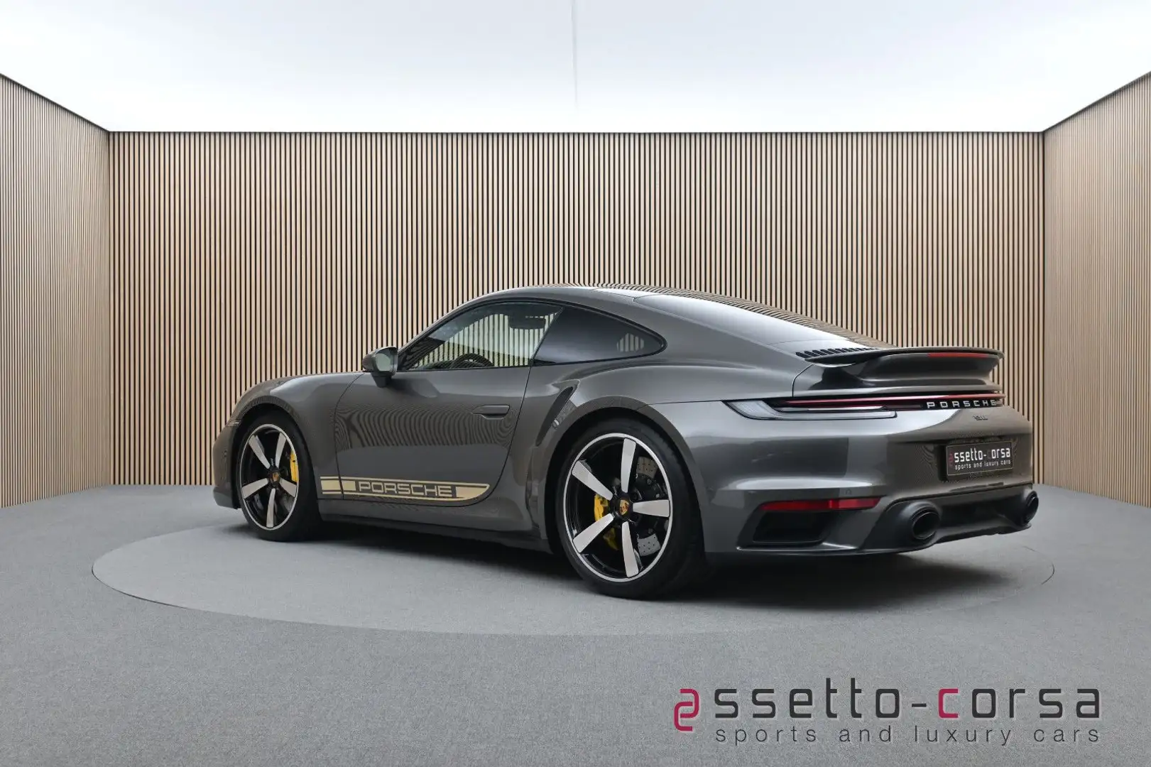 Porsche 992 911 (992.1) Turbo S *Lift*PDLS+*PASM*Bose Gris - 2