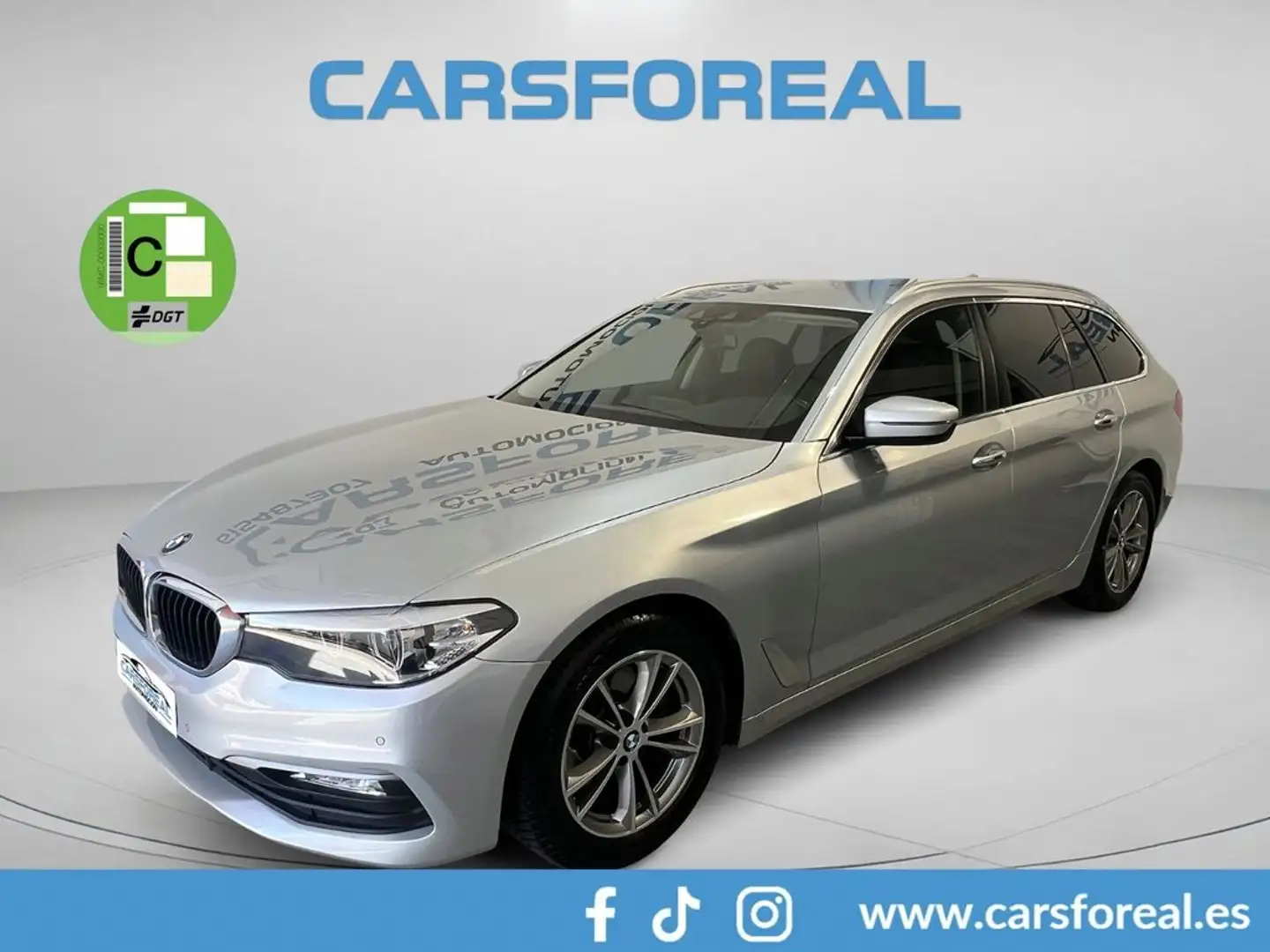 BMW 520 520d Touring Gris - 1