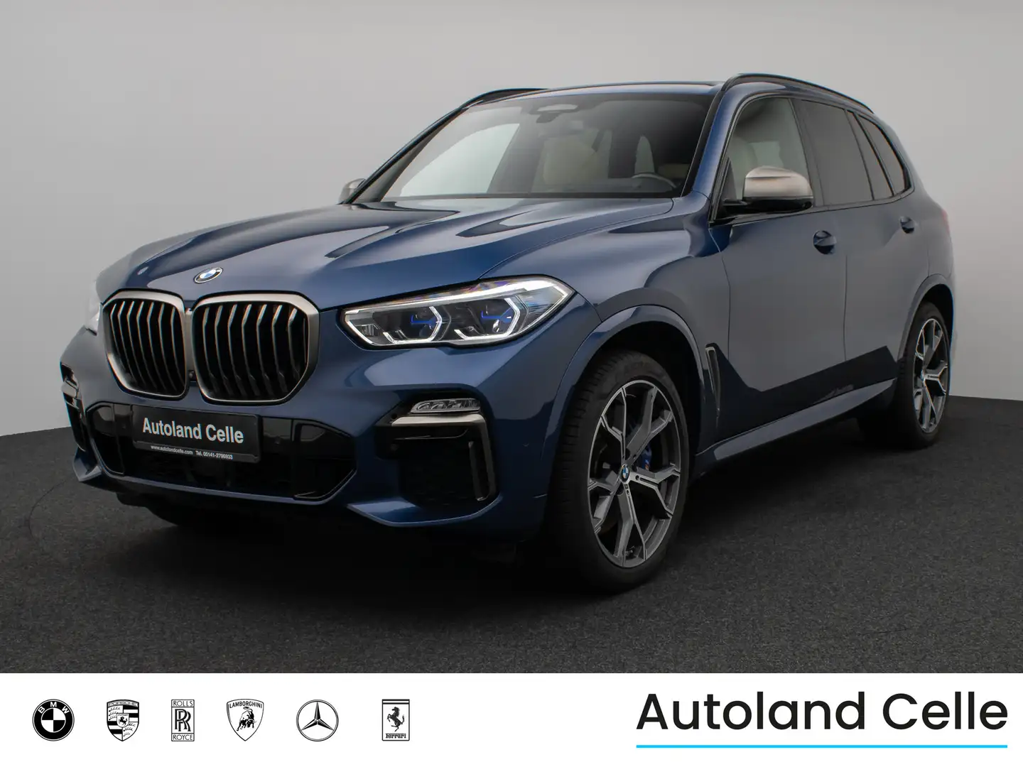 BMW X5 M Panoram Laser 360°HUD DAB H K AHK DisplK Bleu - 1