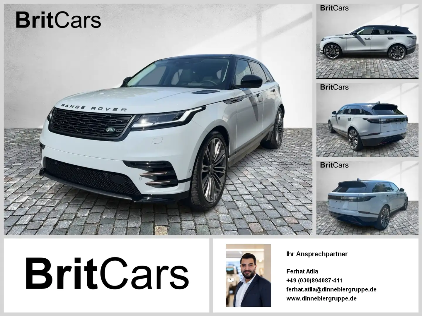 Land Rover Range Rover Velar D300 Dynamic SE Pano Grau - 1