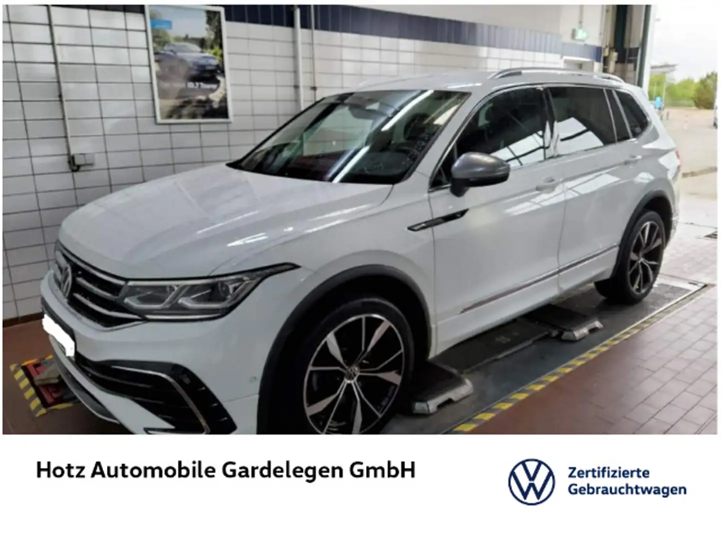 Volkswagen Tiguan Allspace 2.0 TDI DSG R-Line 4Motion MATRI Blanc - 1