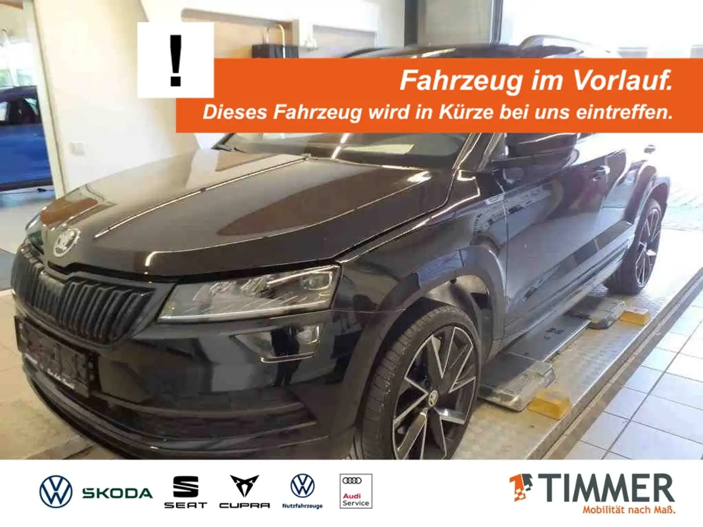 Skoda Karoq 1.5 TSI DSG SPORTLINE *LED *RKAM *ACC *VIRTUAL *L Schwarz - 1