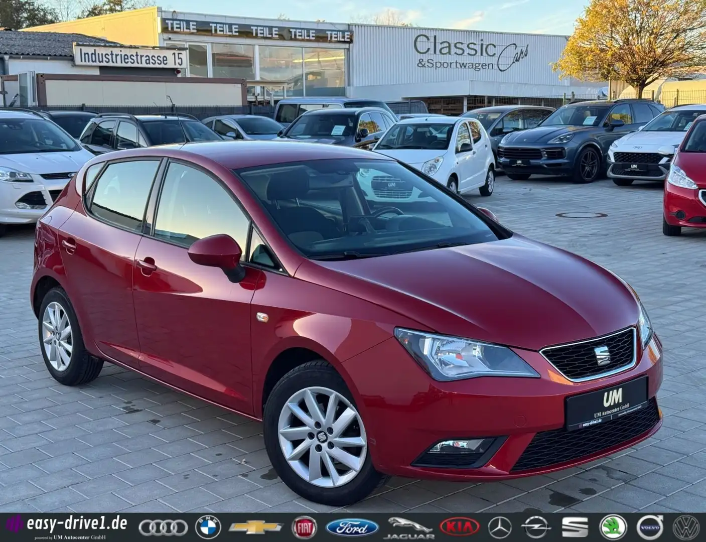 SEAT Ibiza Lim. Sun 1.4/TEMPOMAT/KLIMAAUT/PDC/NAVIGAT Rot - 1
