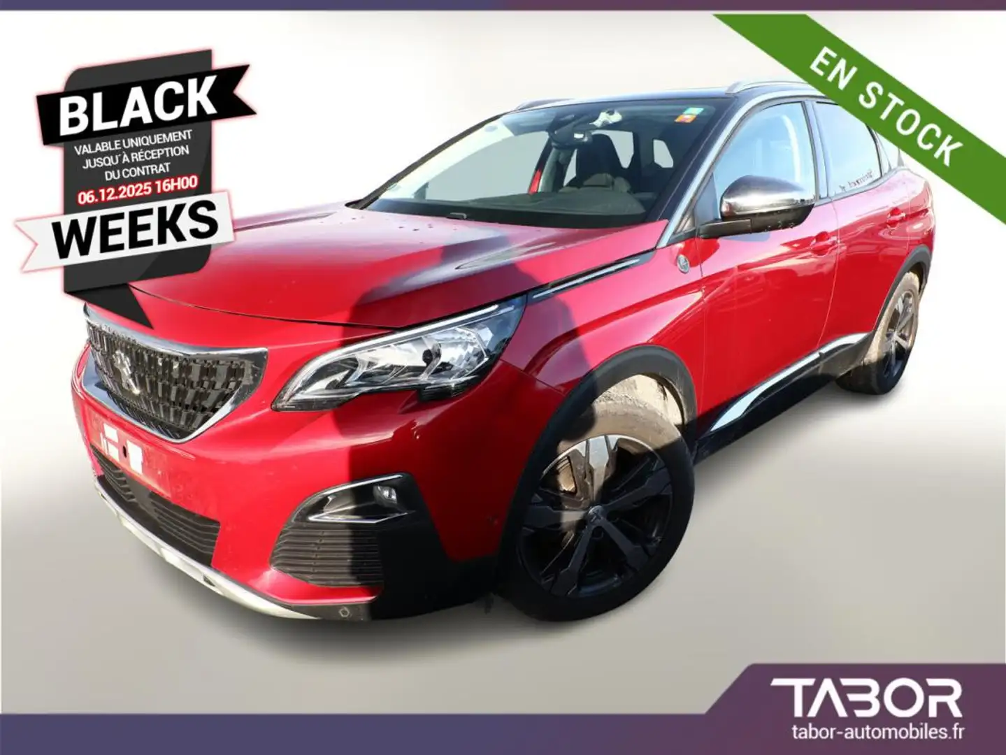 Peugeot 3008 1.2 PT 130 Aut. Crossway Pano GPS Rouge - 1