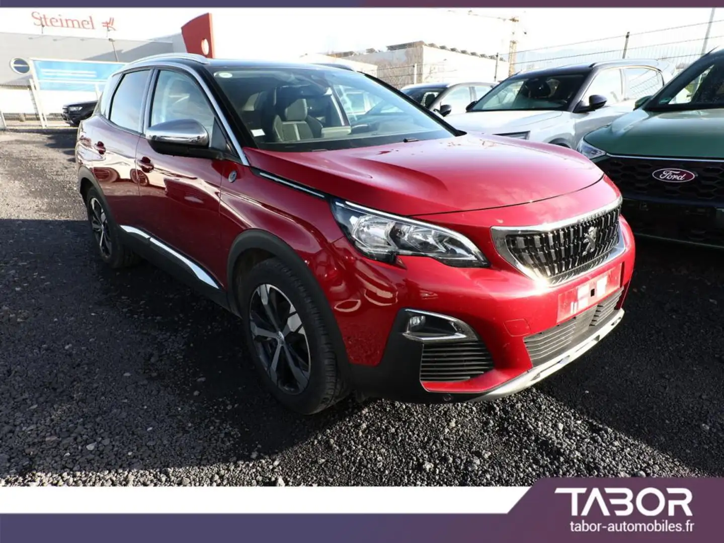 Peugeot 3008 1.2 PT 130 Aut. Crossway Pano GPS Rouge - 2