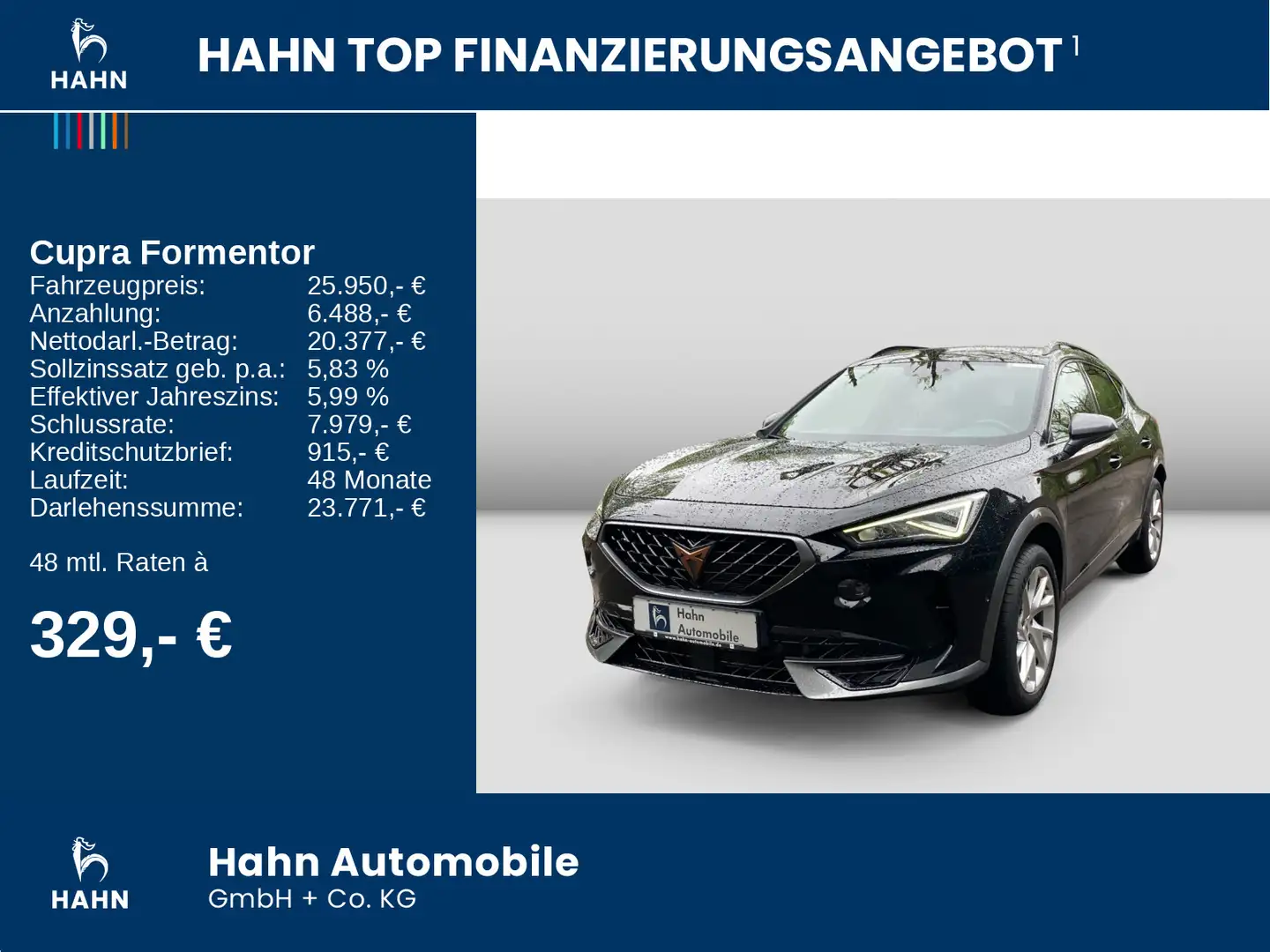 CUPRA Formentor 2.0TDI LED ACC PDC DAB Kessy V-Cockpit Schwarz - 2