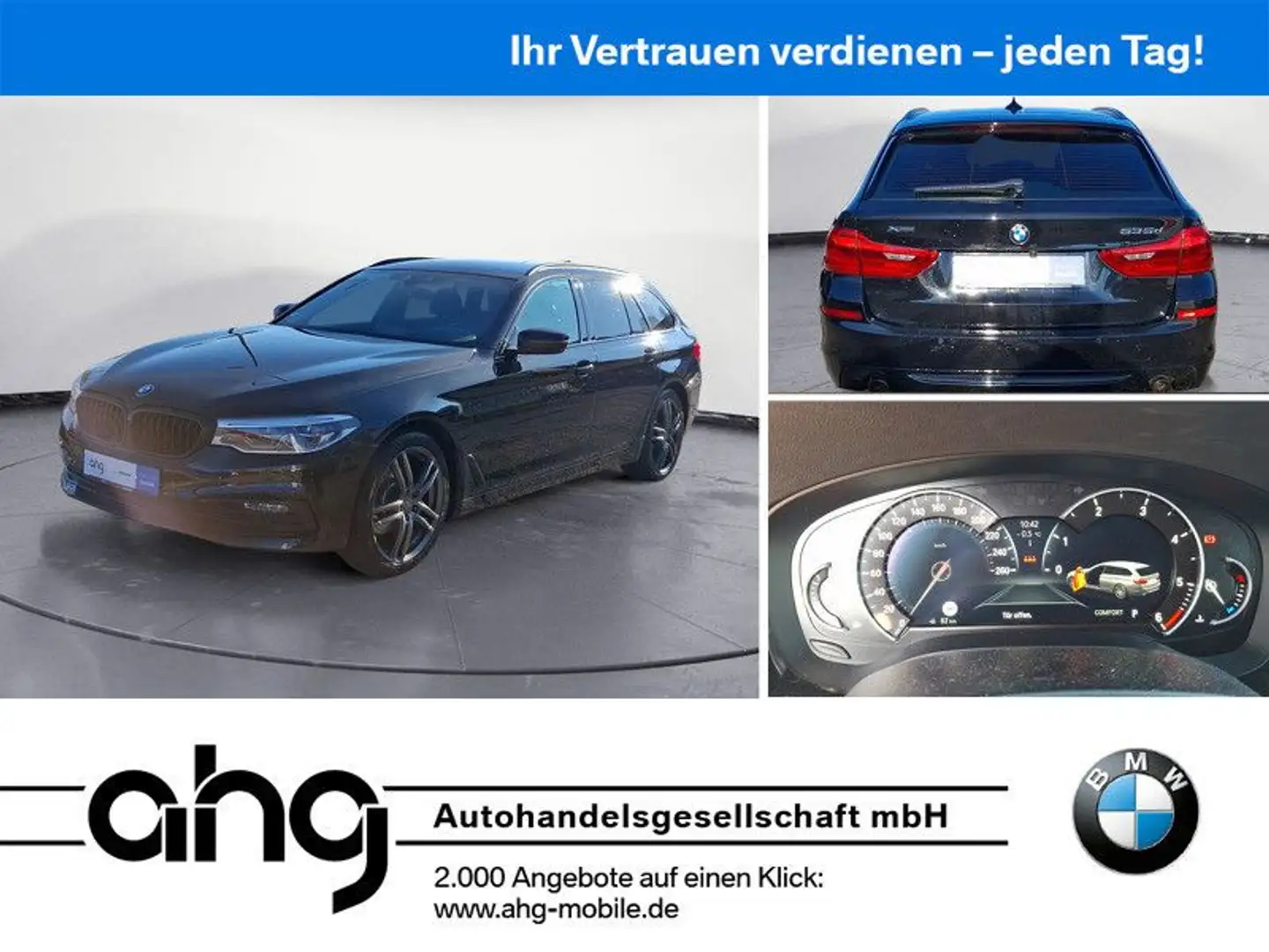 BMW 520 d xDrive Touring Sport Line Innovationsp. Schwarz - 1