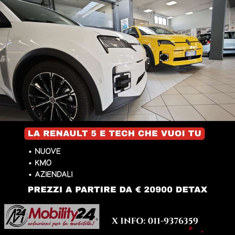 Renault R 5 40 KWH techno 120 cv urban range A PARTIRE DA €  20.900 DETAX