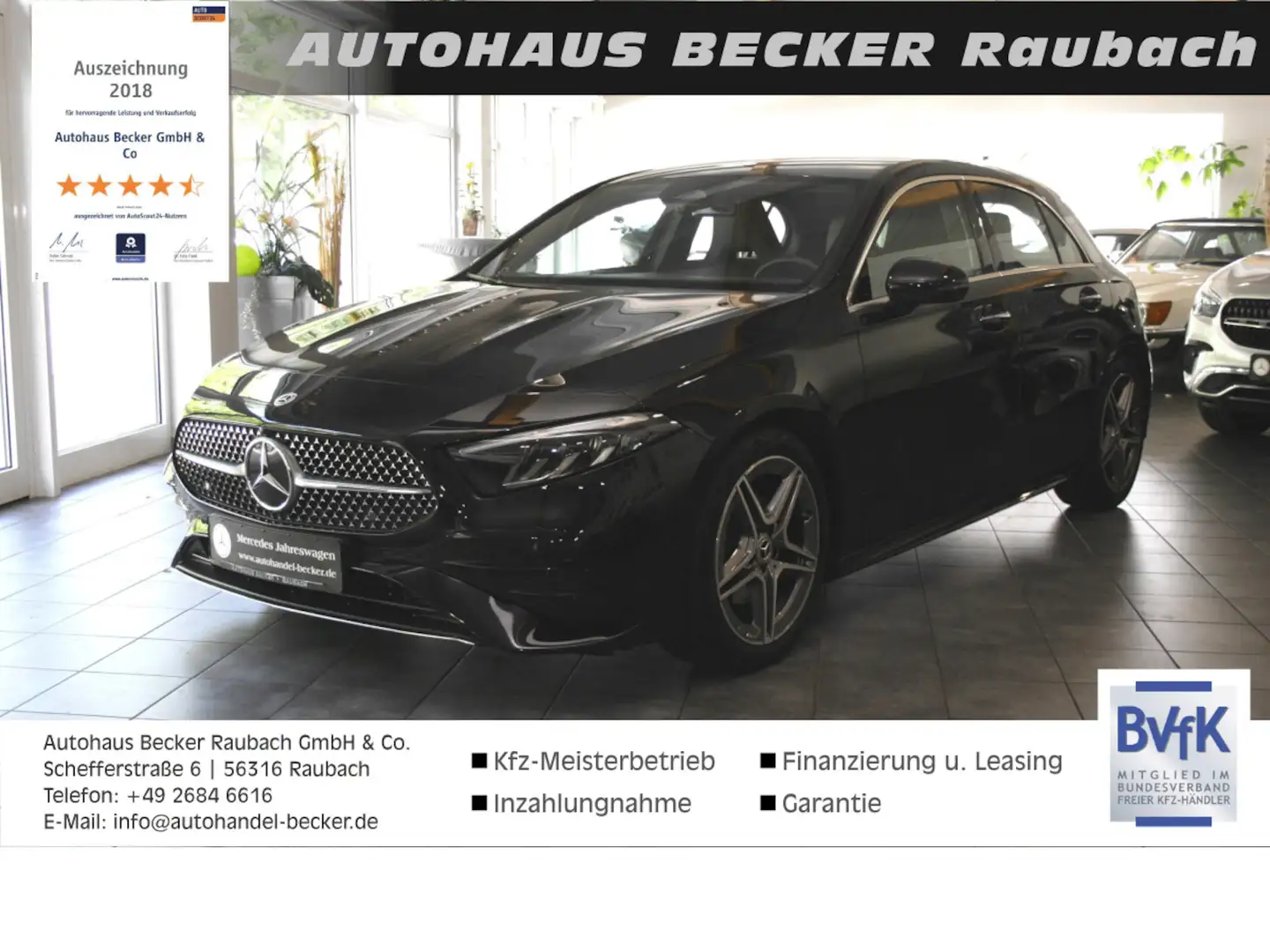Mercedes-Benz A 180 AMG Advanced Plus *MBUX*Ambiente.*Winterpaket* Zwart - 1