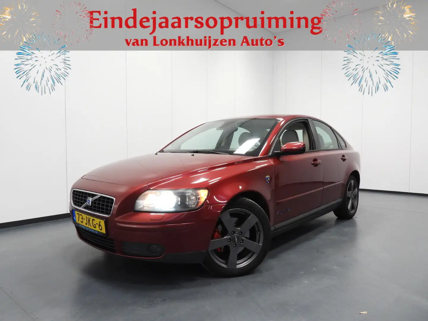 Volvo S40 2.4i Aut. Summum NAVI-APP/CAMERA/LEER/17"LMV! Rouge - 1