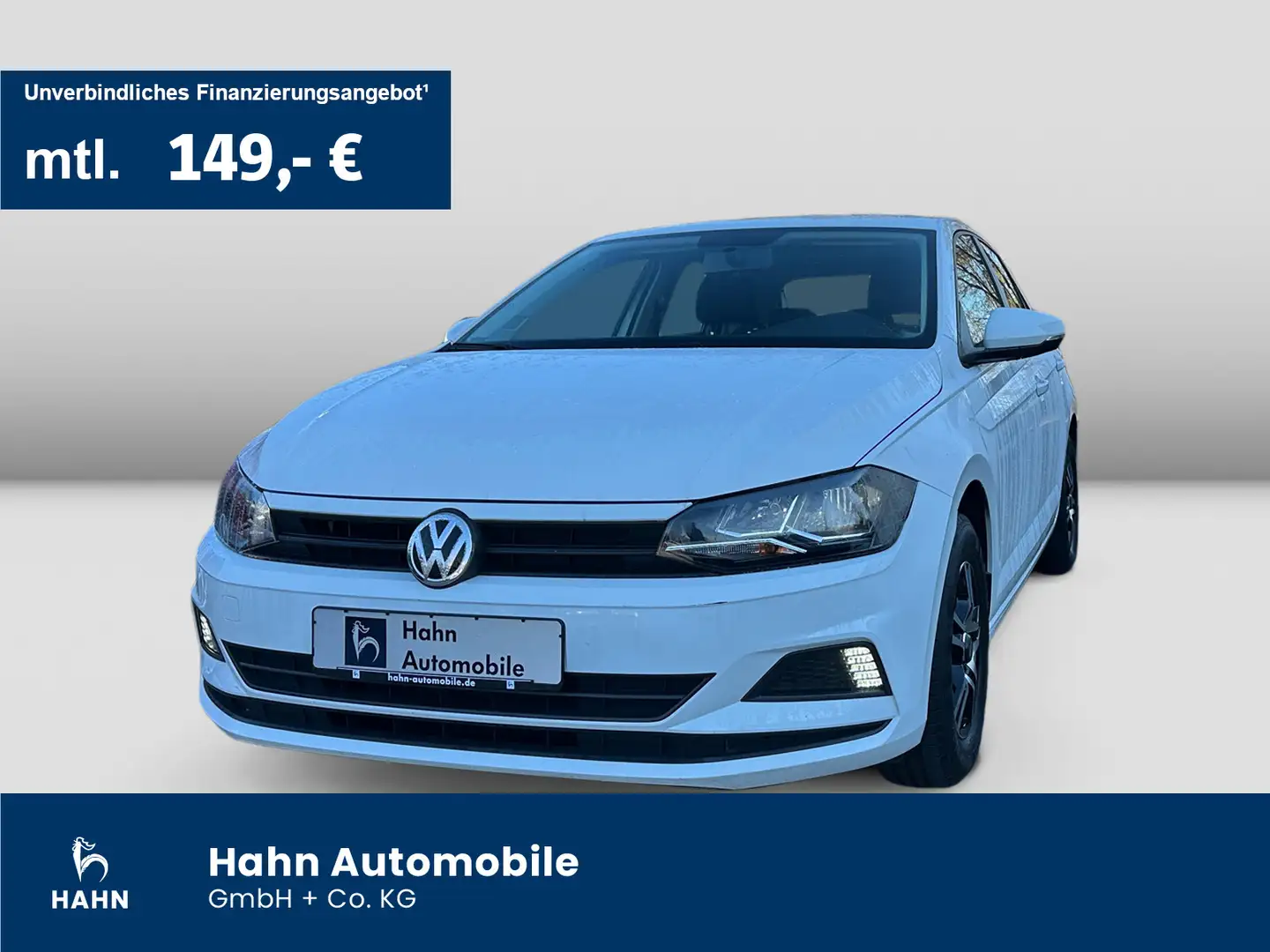 Volkswagen Polo 1.0 Trendline Klima Bluetooth Weiß - 1