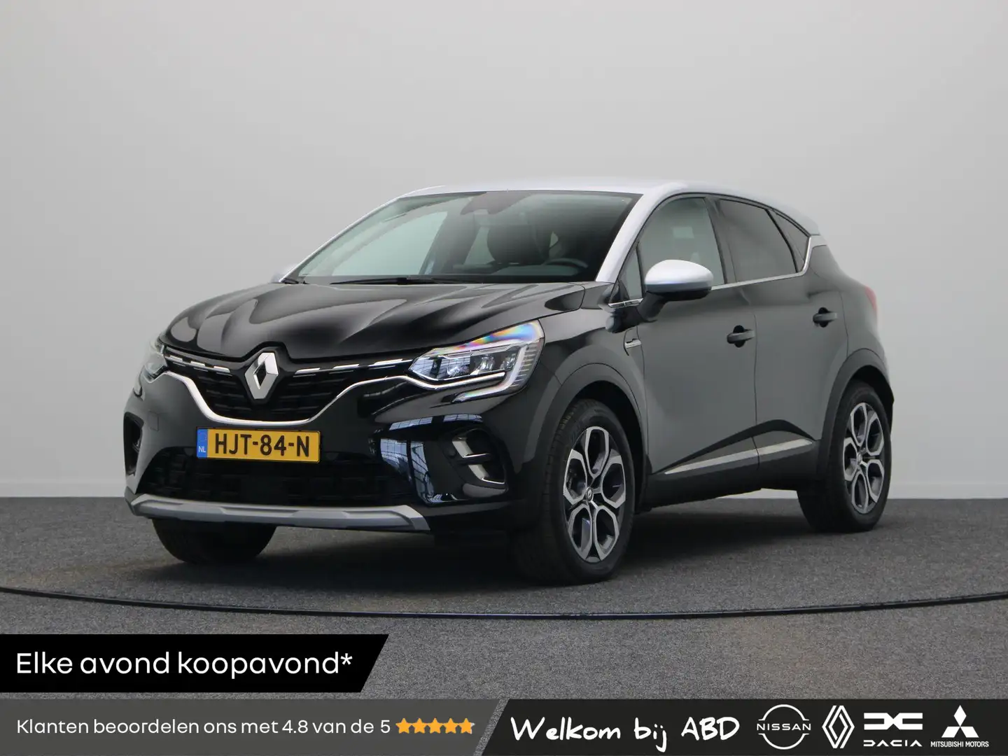 Renault Captur E-Tech full hybrid 145pk techno | Navigatie 9,3" | Zwart - 1