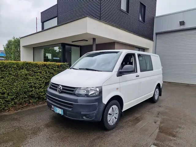 Volkswagen T5 Transporter 2.0 TDI Dubbele cabine 5-zit Airco, trekhaak *garantie*