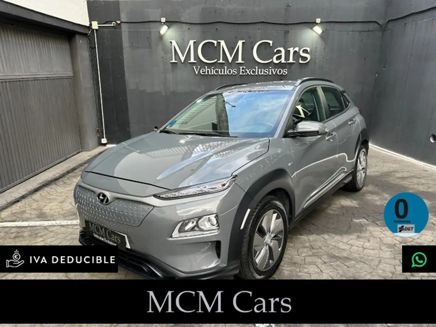 Hyundai KONA EV Klass 305 100kW Gris - 1