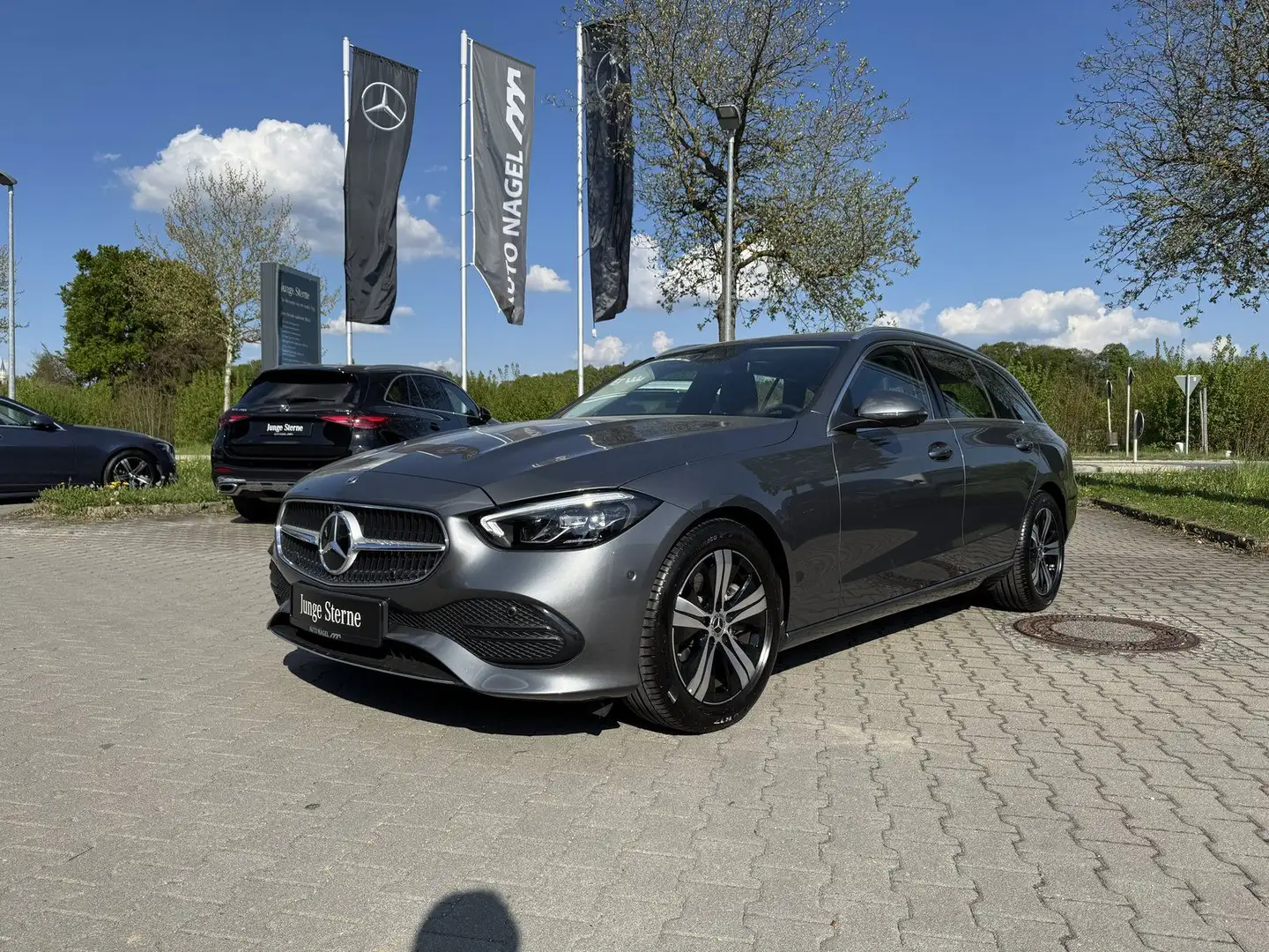 Mercedes-Benz C 220 d T Avantgarde-Advanced-Plus*360*Winter-PK Gris - 2