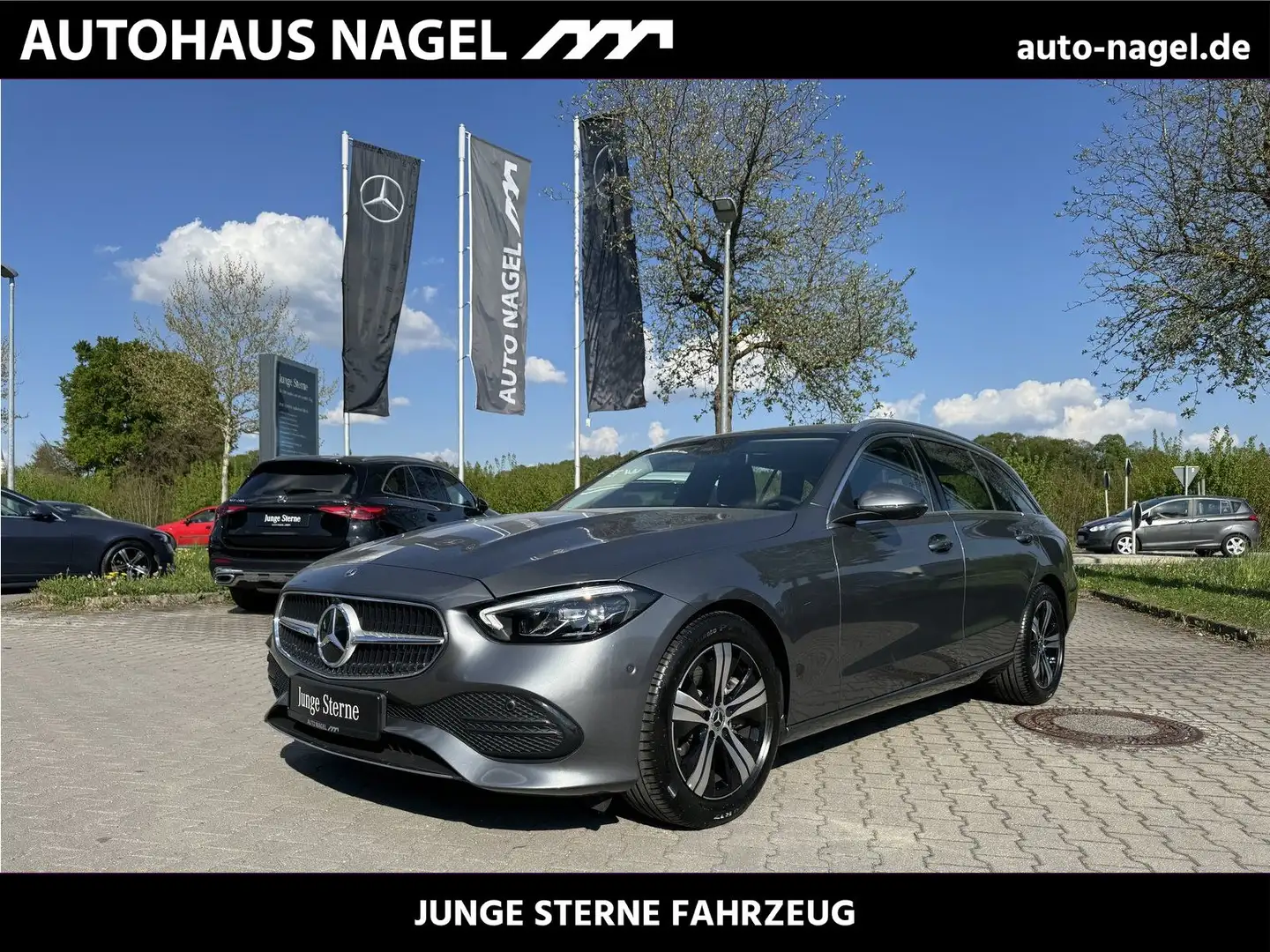 Mercedes-Benz C 220 d T Avantgarde-Advanced-Plus*360*Winter-PK Gris - 1