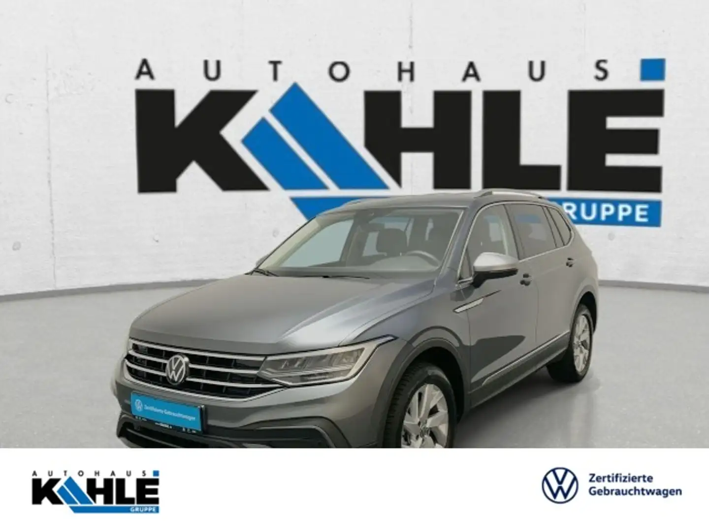 Volkswagen Tiguan Allspace 1:5 TSI DSG Life Klima Navi Einparkhilfe Grau - 1