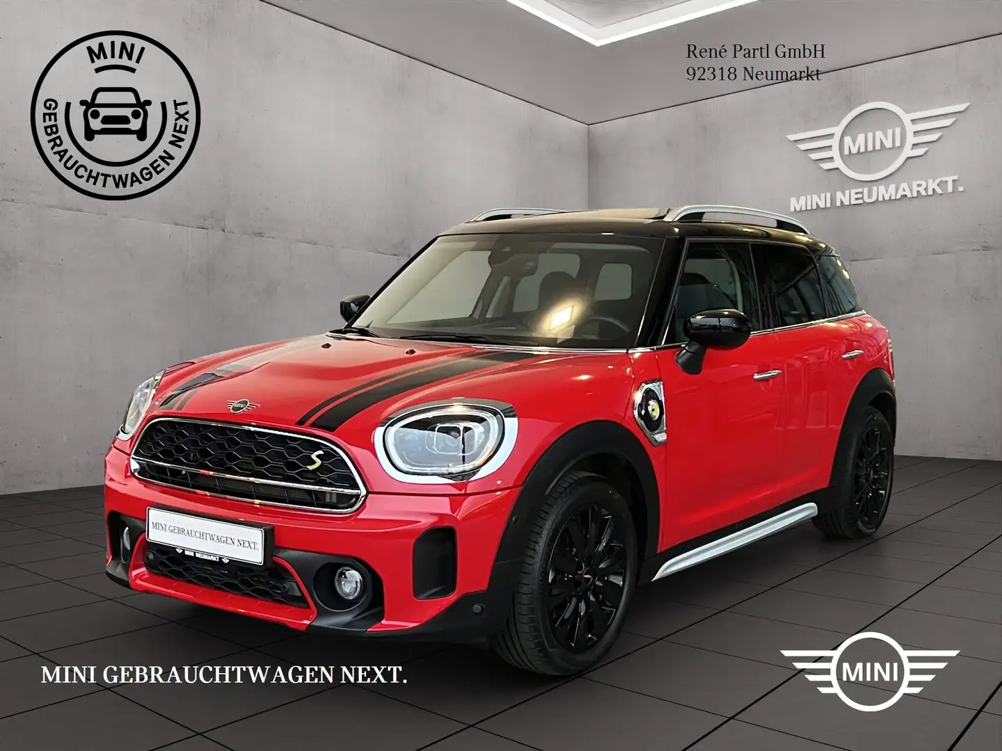 MINI Cooper SE Countryman Countryman SE ALL4 adapLED Navi ACC RFK HUD Pano H Rot - 1