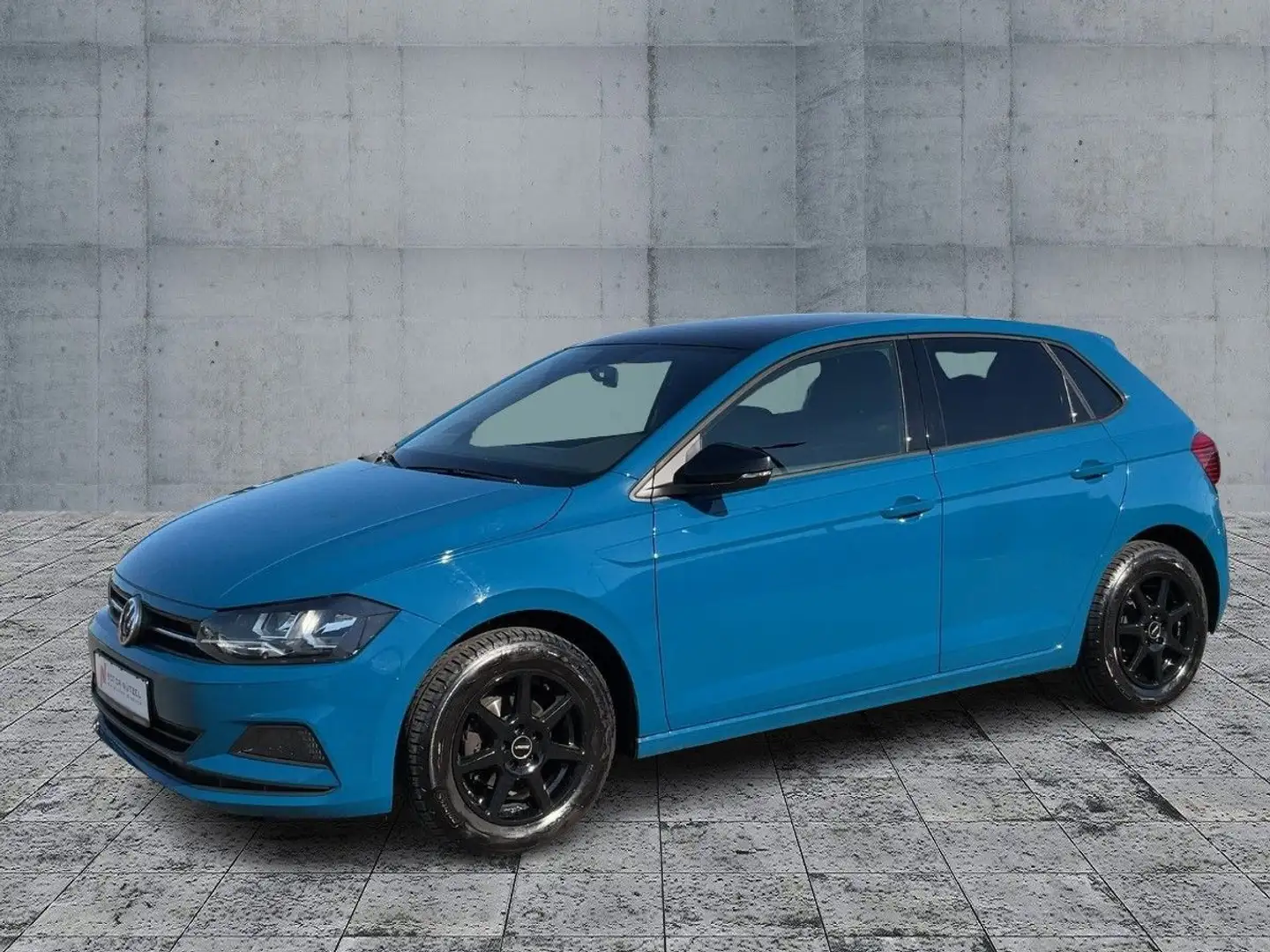 Volkswagen Polo 1.0 MPI STYLE KLIMA+APP+SHZ+MFL+MFA+LM 15" Blau - 2