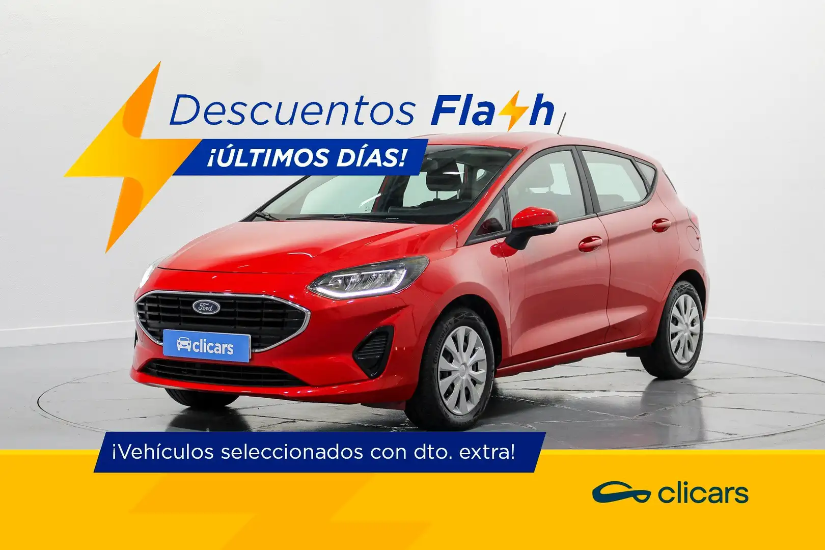 Ford Fiesta 1.0 EcoBoost Trend 100 Rojo - 1