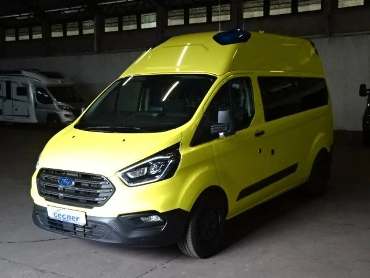 Ford Transit Custom 340L2 Trend Autom. KTW Blaulicht Yellow - 2