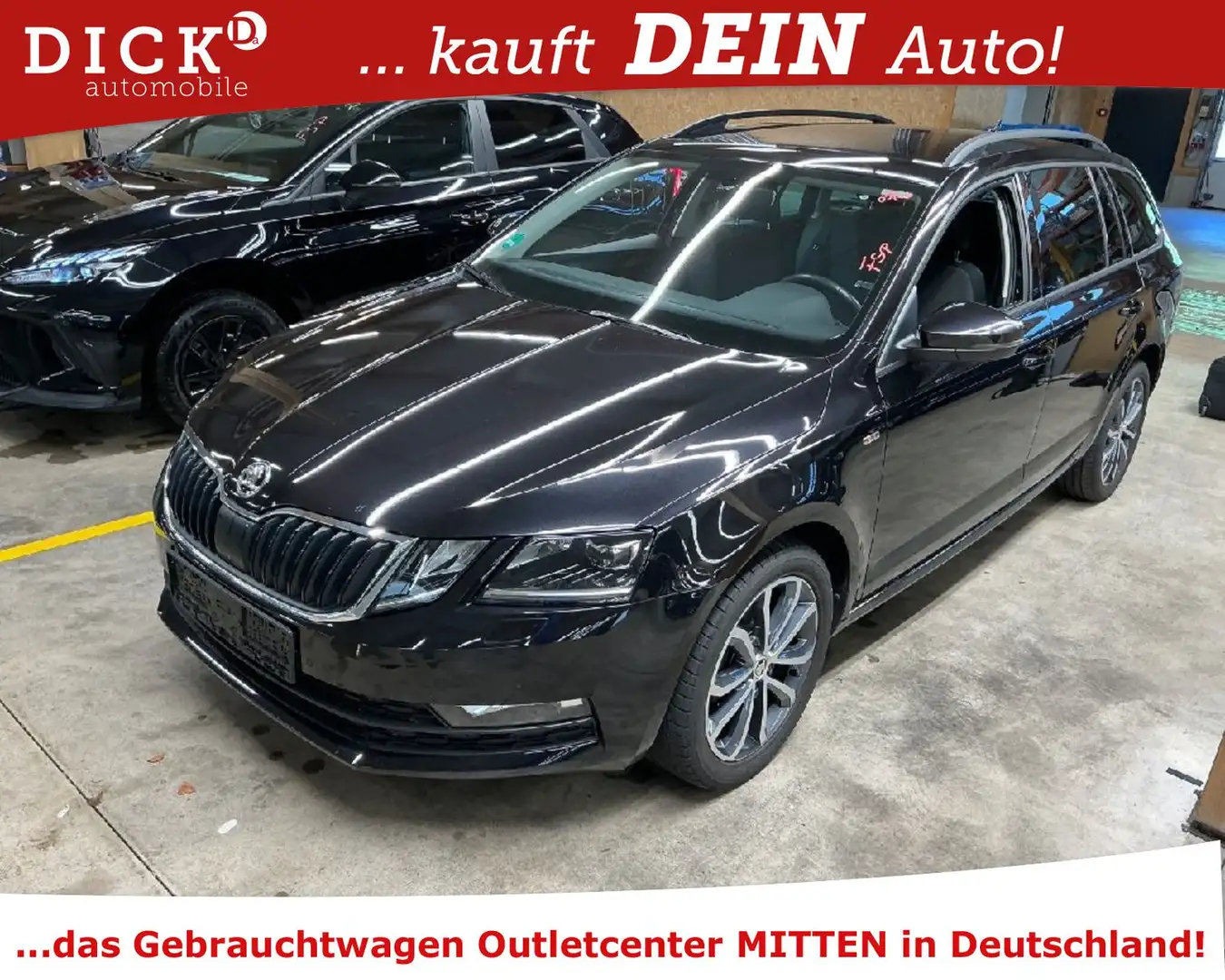 Skoda Octavia Com 2.0d LED+/NAVI/SHZ/HIFI/AHK Noir - 1