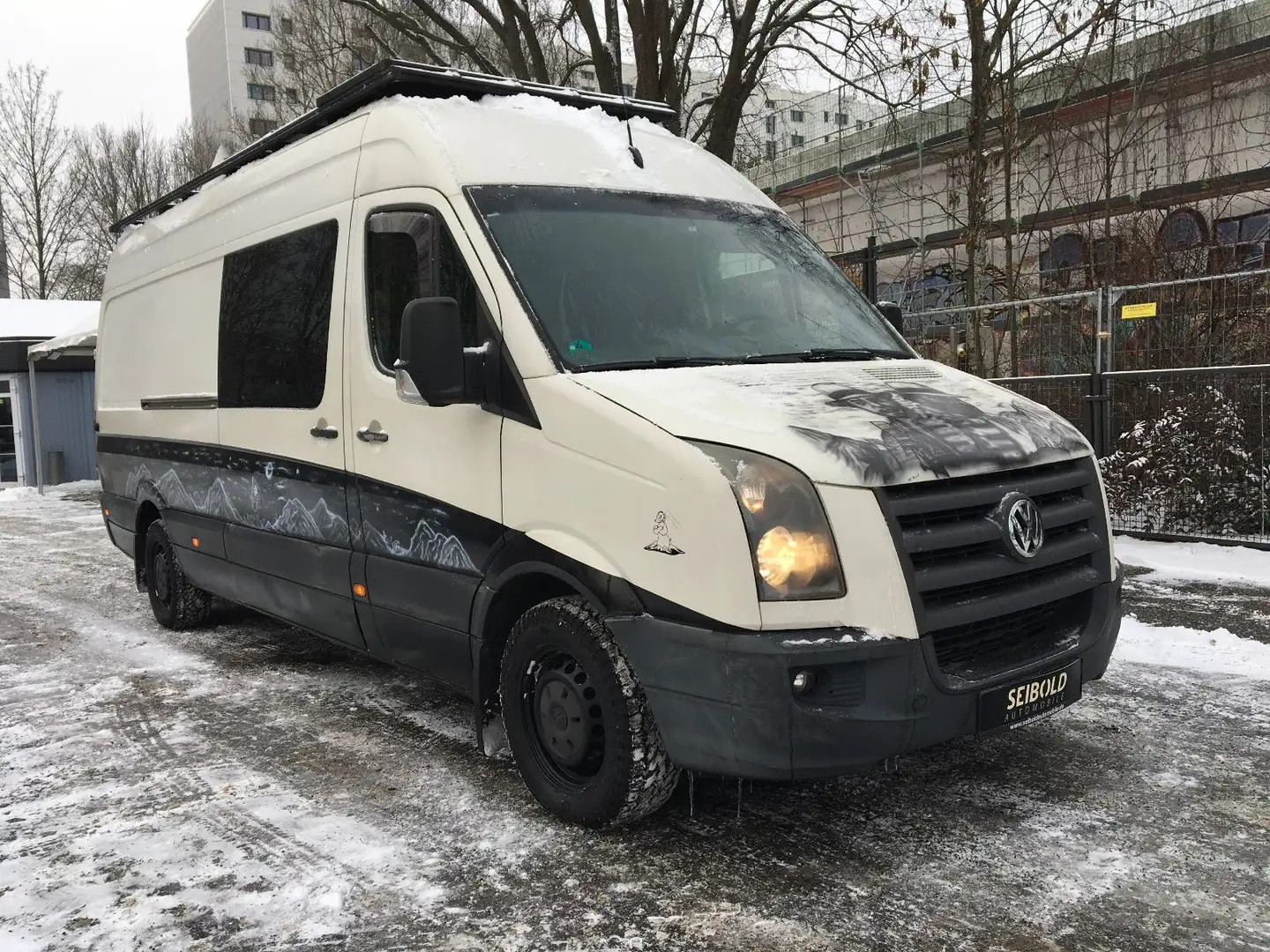 Volkswagen Crafter 2.5 TDI 35 lang L3H2 Wohnmobil autark Grau - 2