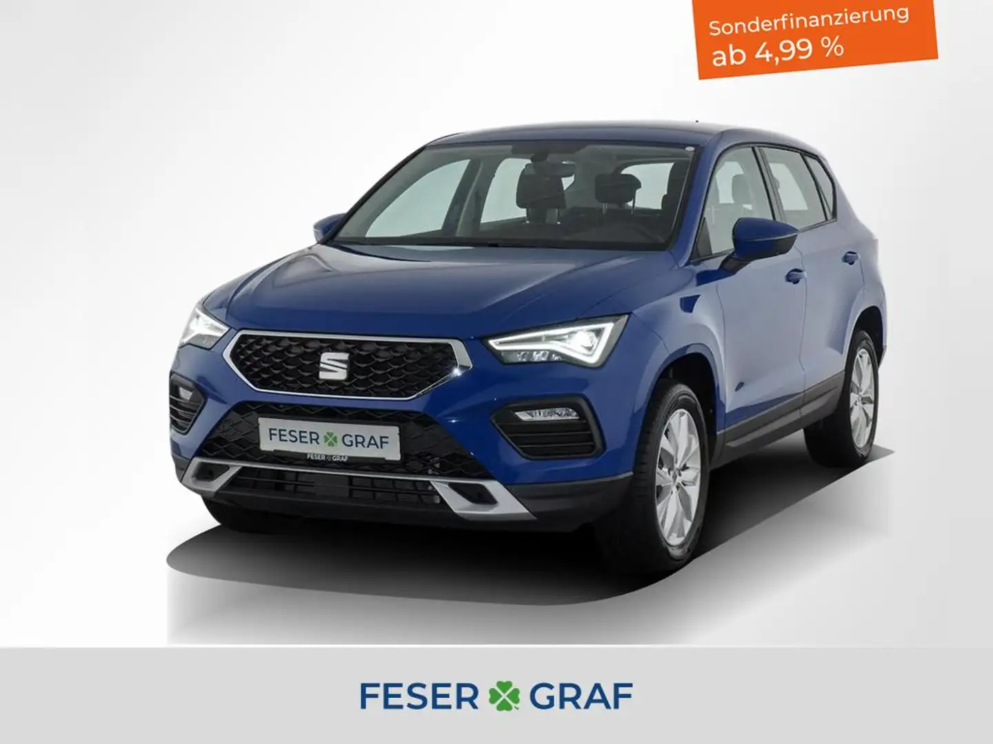 SEAT Ateca 1.5 TSI ACT Style AHK LED DAB Navigation Blau - 1